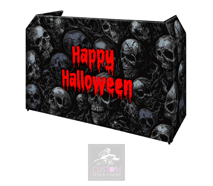 Happy Halloween UV Lycra DJ Booth Cover
