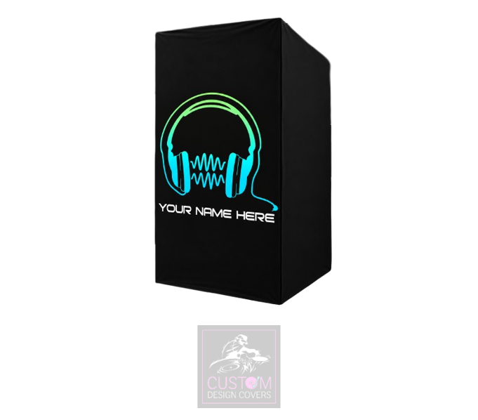Headphones Custom Lycra DJ Booth Cover