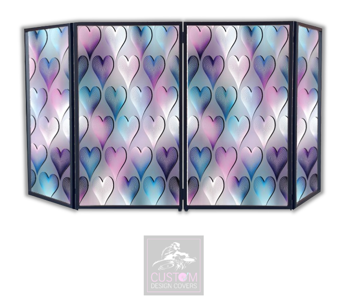 HEARTS DJ LYCRA FACADE PANELS