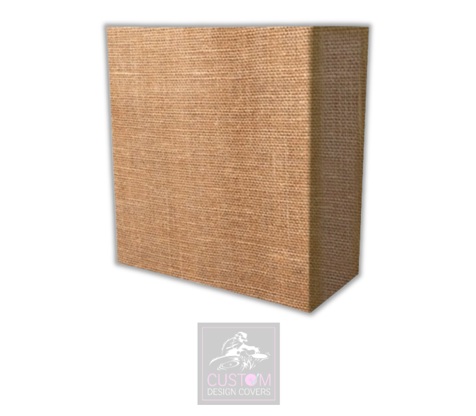 Hessian Effect Lycra DJ Booth Cover
