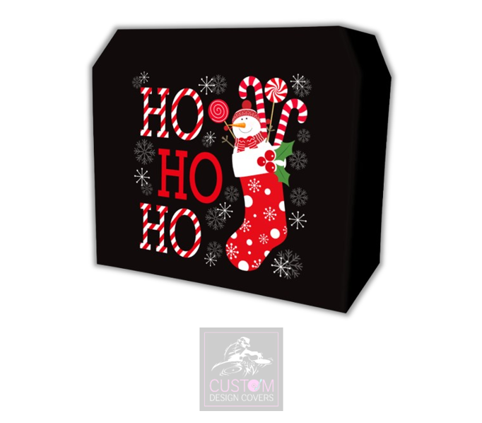 Christmas Ho Ho Ho Lycra DJ Booth Cover