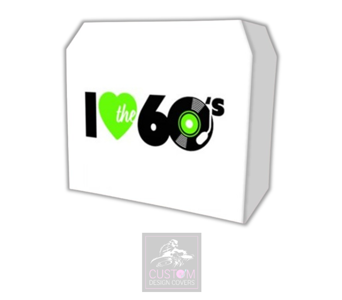 I Heart The 60's Lycra DJ Booth Cover