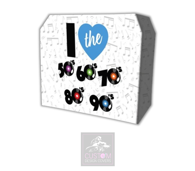 Now Decades Lycra DJ Booth Cover