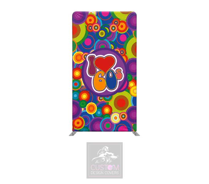 I Heart 60’s Lycra Display Banner Cover
