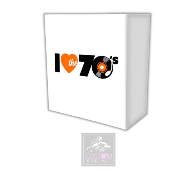 I Heart The 70's Lycra DJ Booth Cover