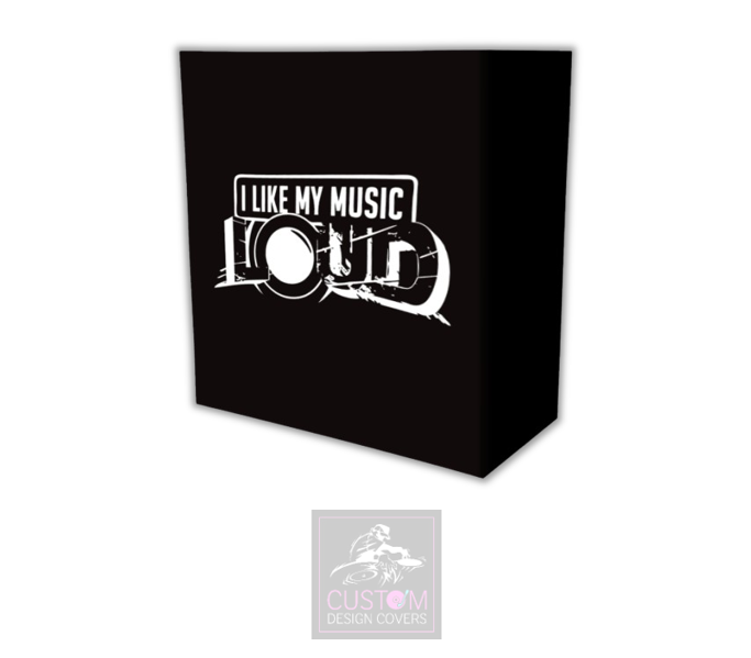 I Like My Music Loud Lycra DJ Booth Cover