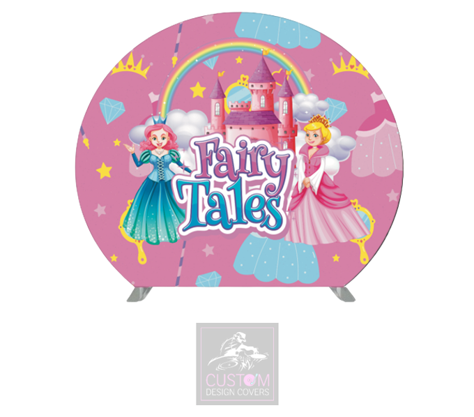 Fairy Tales Half Circle Pillowcase Backdrop Cover (DOUBLE SIDED)