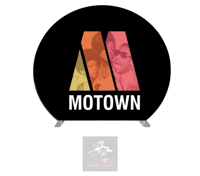 Motown Half Circle Pillowcase Backdrop Cover (DOUBLE SIDED)