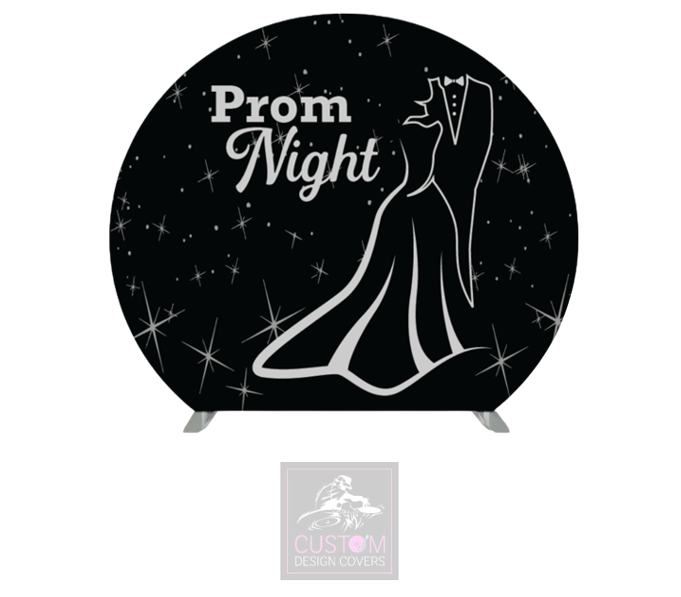 Prom Night Half Circle Pillowcase Backdrop Cover (DOUBLE SIDED)