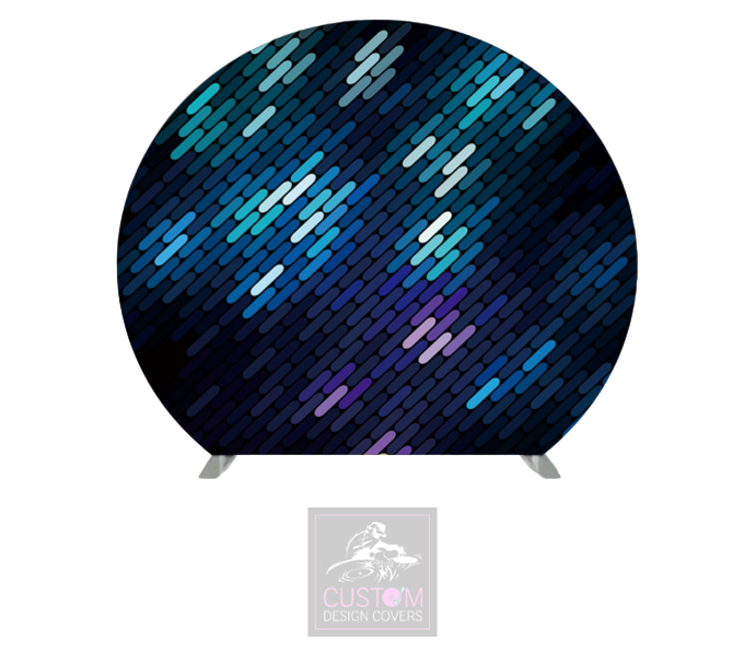 Chasing Lights Half Circle Pillowcase Backdrop Cover