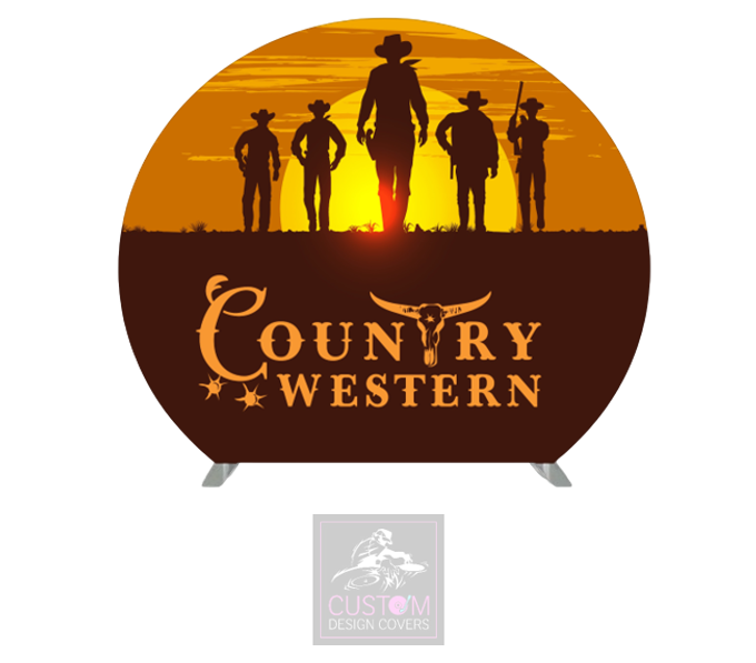 Country Half Circle Pillowcase Backdrop Cover