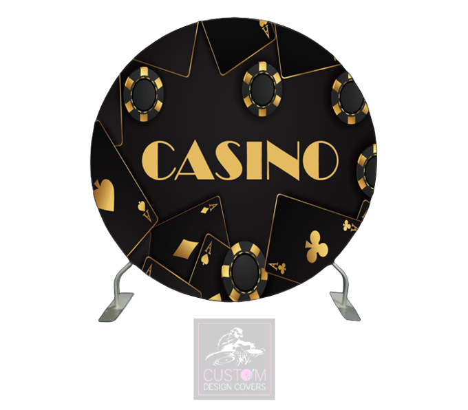 Casino Full Circle Pillowcase Backdrop Cover