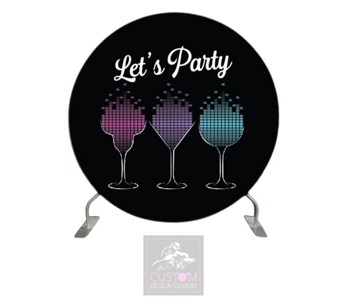 Let’s Party Full Circle Pillowcase Backdrop Cover