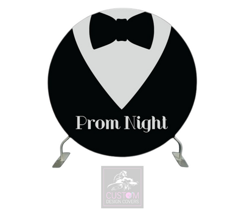 Prom Night Full Circle Backdrop Cover (DOUBLE SIDED)