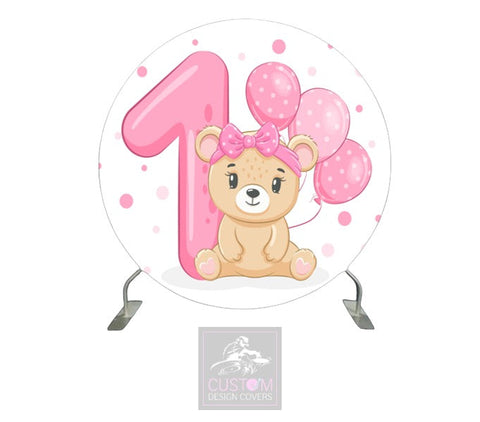 1st Birthday Full Circle Backdrop Cover (DOUBLE SIDED)