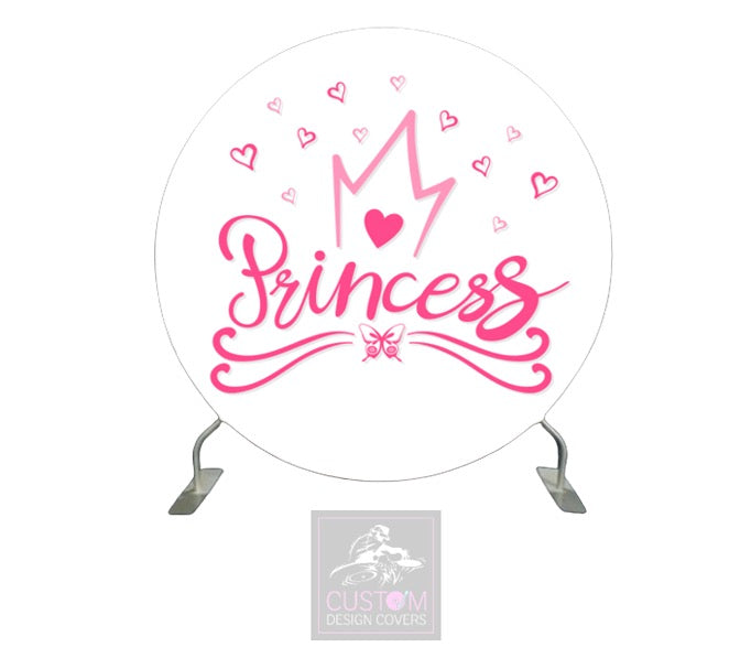Princess Full Circle Pillowcase Backdrop Cover (DOUBLE SIDED)