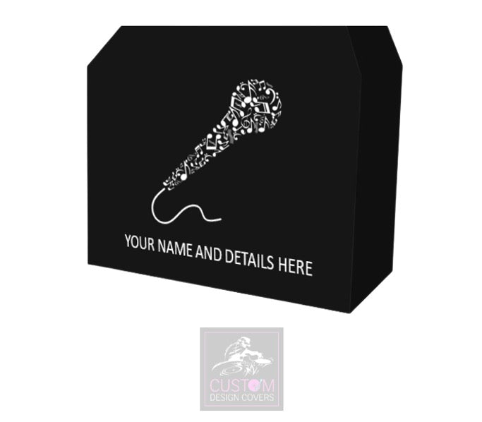 Microphone Custom Lycra DJ Booth Cover