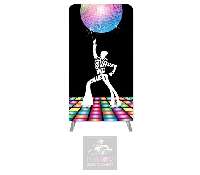 Saturday Night Fever Lycra Display Banner Cover - DOUBLE SIDED