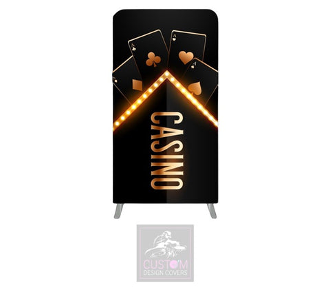 Casino Themed Lycra Banner Cover - DOUBLE SIDED
