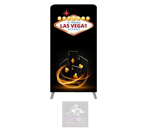 Las Vegas Themed Lycra Banner Cover - DOUBLE SIDED