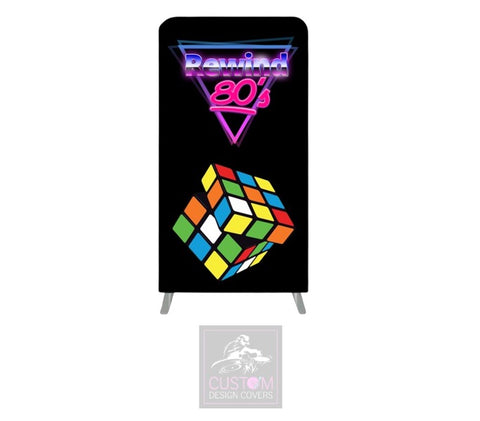 Rewind 80’s Themed Lycra Banner Cover - DOUBLE SIDED