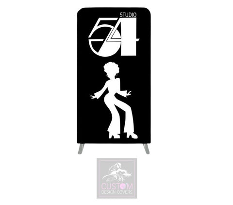 Studio 54 Themed Lycra Banner Cover - DOUBLE SIDED