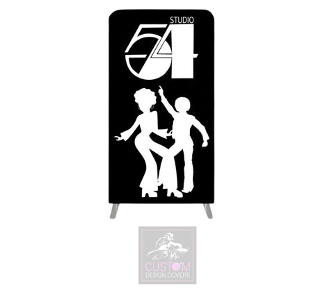 Studio 54 Themed Lycra Banner Cover - DOUBLE SIDED