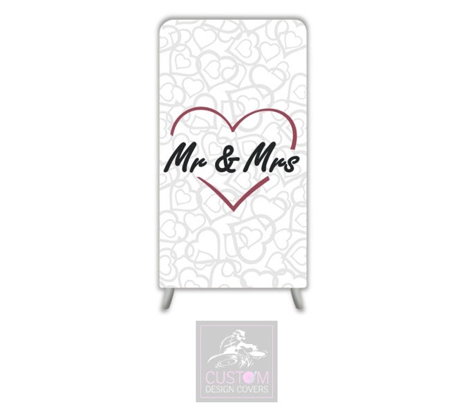 Mr & Mrs Lycra Display Banner Cover