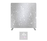 Grey Sparkle Effect Lycra Backdrop Cover (DOUBLE SIDED)