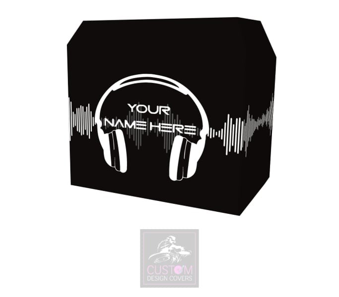 Headphones Custom DJ Lycra Booth Cover