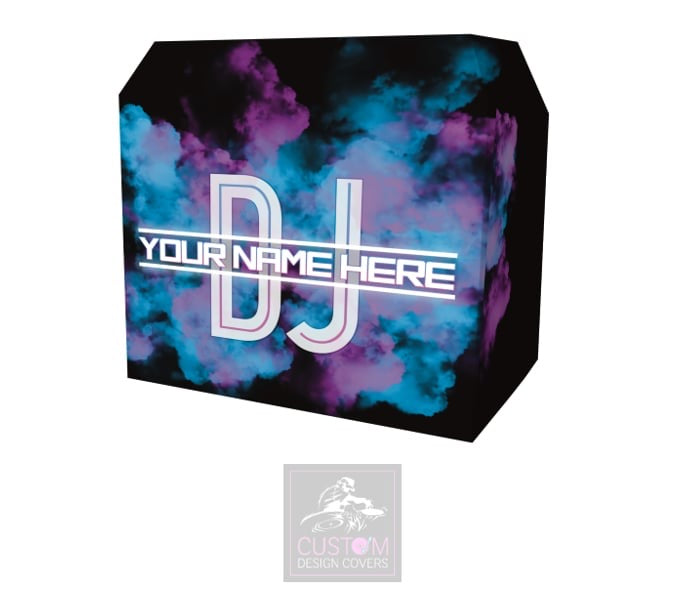 DJ Coloured Smoke Custom DJ Lycra Cover