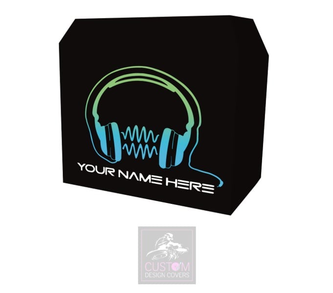 Headphones Custom Lycra DJ Booth Cover
