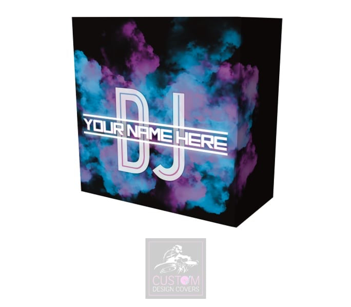 DJ Coloured Smoke Custom DJ Lycra Cover