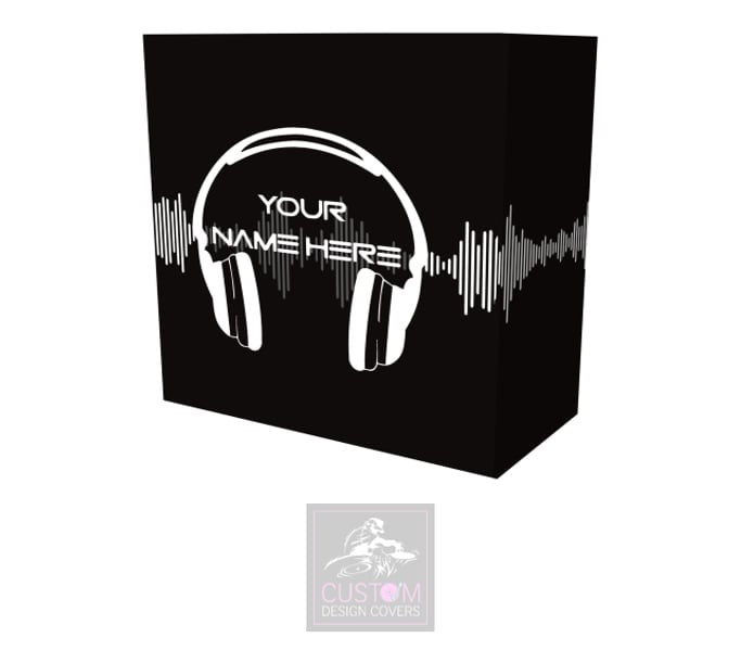 Headphones Custom DJ Lycra Booth Cover