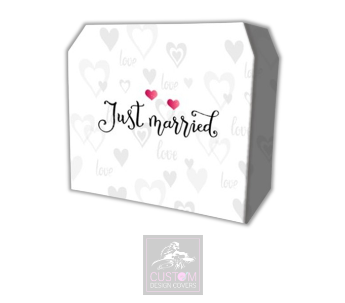 Just Married Lycra DJ Booth Cover