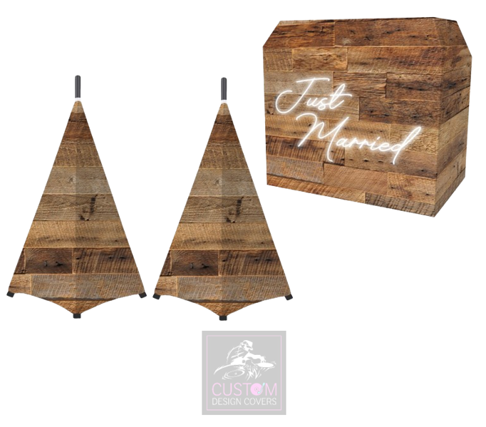 Rustic Just Married  Lycra DJ Covers (PACKAGE BUNDLE) - MKII