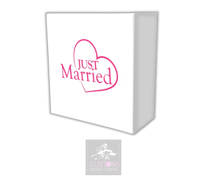 Just Married Lycra DJ Booth Covers