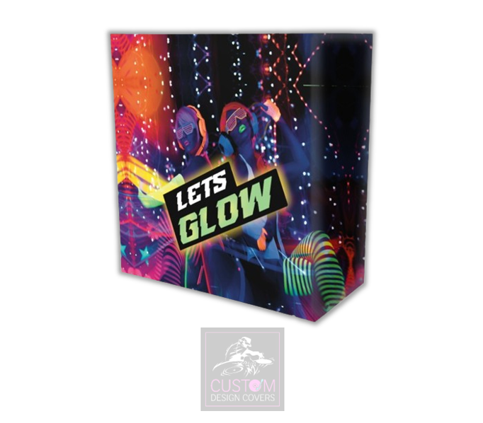 Lets Glow Lycra DJ Booth Cover
