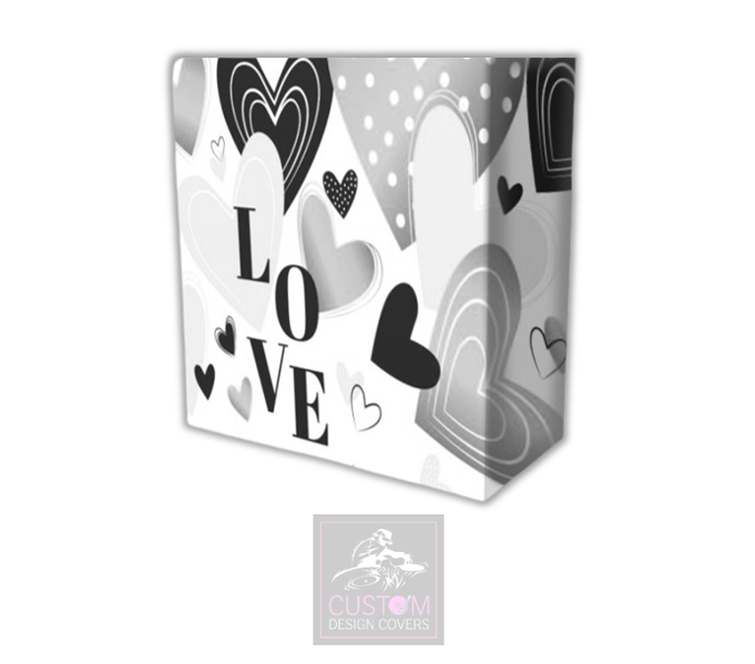 Love Lycra DJ Booth Cover *Black/White*