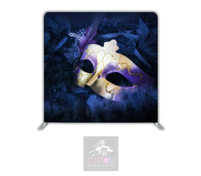 Masquerade Lycra Pillowcase Backdrop Cover (DOUBLE SIDED)