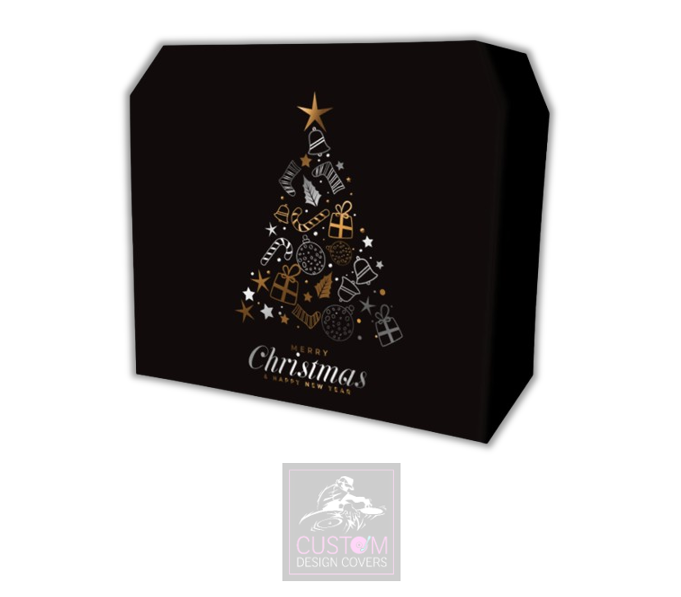 Merry Christmas Lycra DJ Booth Cover