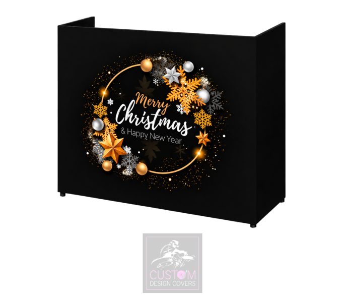 Merry Christmas Lycra DJ Booth Cover