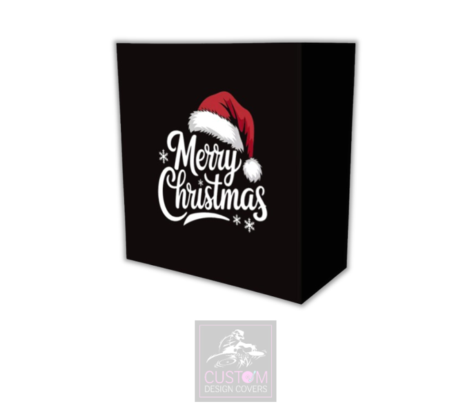Merry Christmas Lycra DJ Booth Cover
