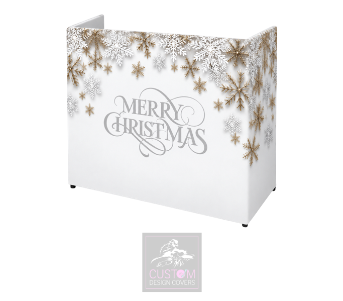 Merry Christmas Lycra DJ Booth Cover