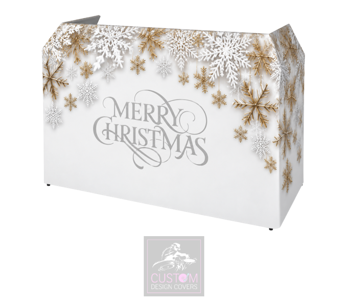 Merry Christmas Lycra DJ Booth Cover