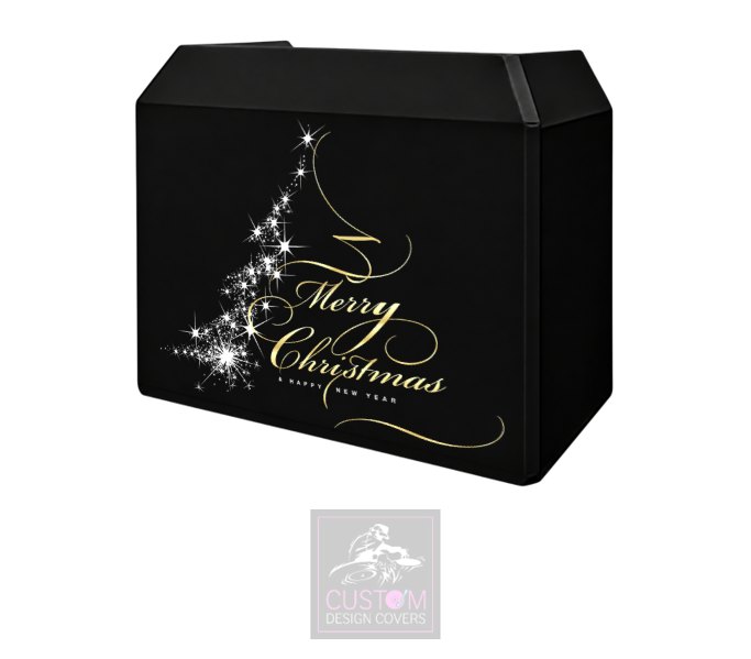 Merry Christmas Lycra DJ Booth Cover