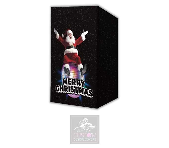 Merry Christmas Lycra DJ Booth Cover