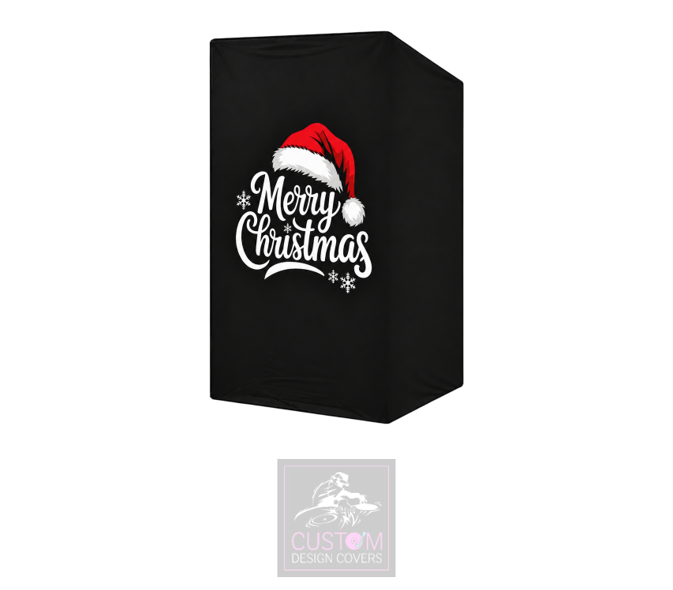 Merry Christmas Lycra DJ Booth Cover