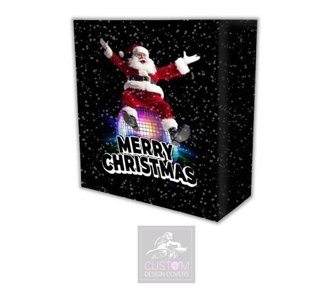Merry Christmas Lycra DJ Booth Cover