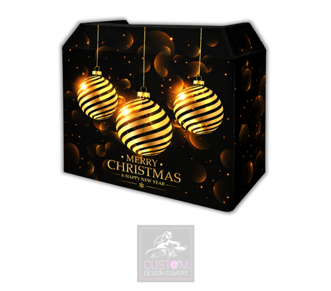 Merry Christmas Lycra DJ Booth Cover